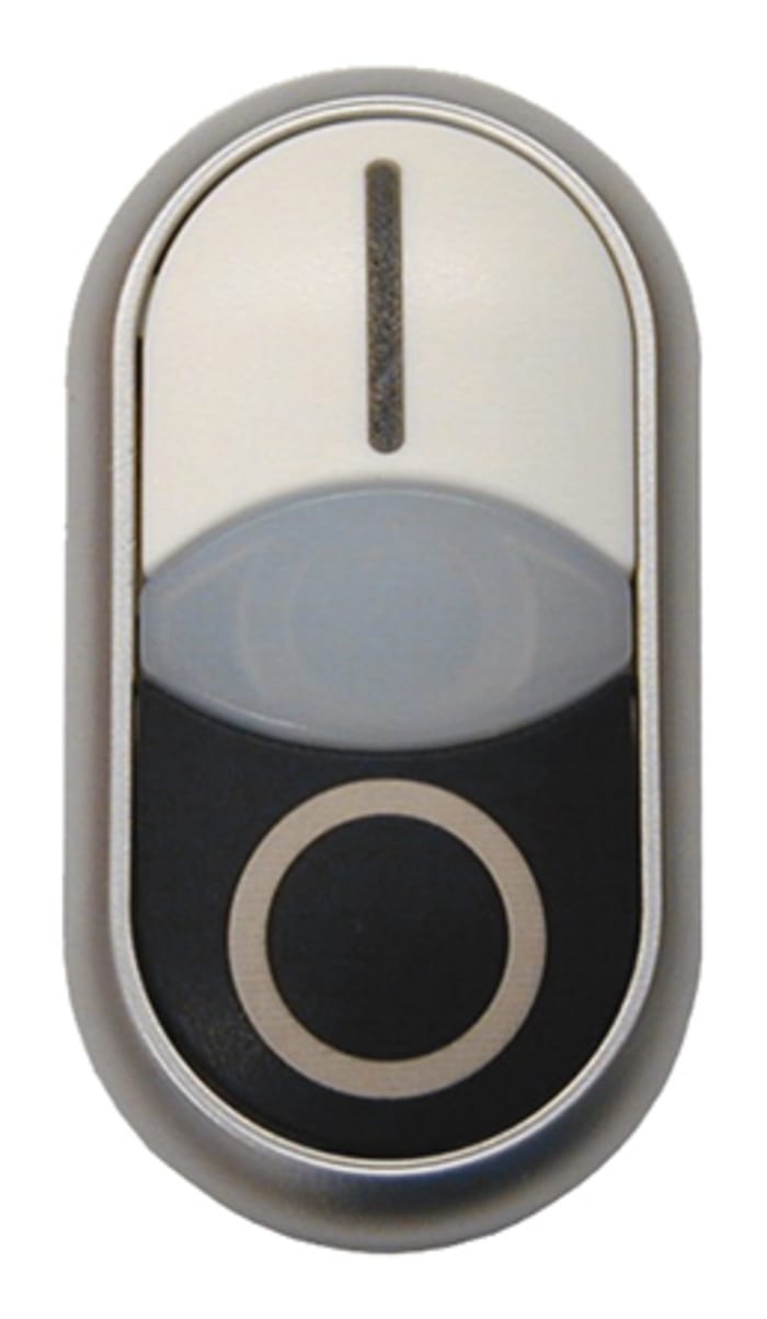 Bouton-poussoir Eaton, RMQ Titan M22 Noir, Blanc, Ø découpe 22mm, Momentané