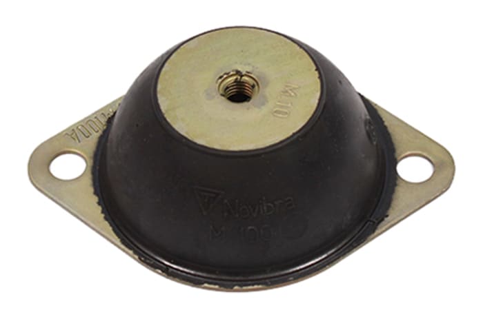 Soporte antivibración Trelleborg Novibra, Circular, alt. 35mm, rosca M10, montaje Roscado, carga máx. 40kg