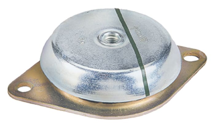 Soporte antivibración Trelleborg Novibra, Circular, Ø 79mm, alt. 30mm, rosca M10, montaje Roscado, carga máx. 240kg