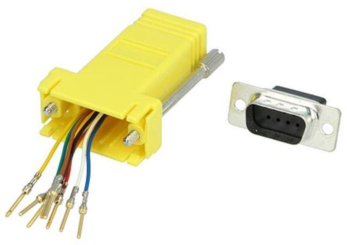 Adaptateur Sub-D 9 Mâle vers RJ45 Femelle MH Connectors