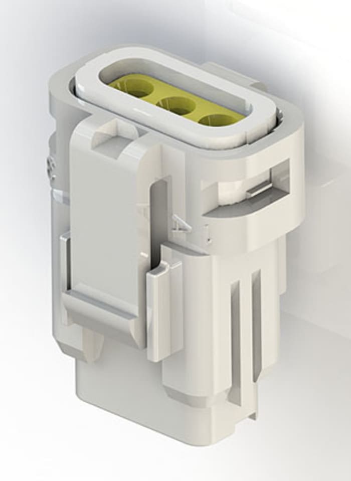 EDAC Wire to Wire Connector Cable Mount Socket, 3P, Crimp Termination, 3A, 250 V
