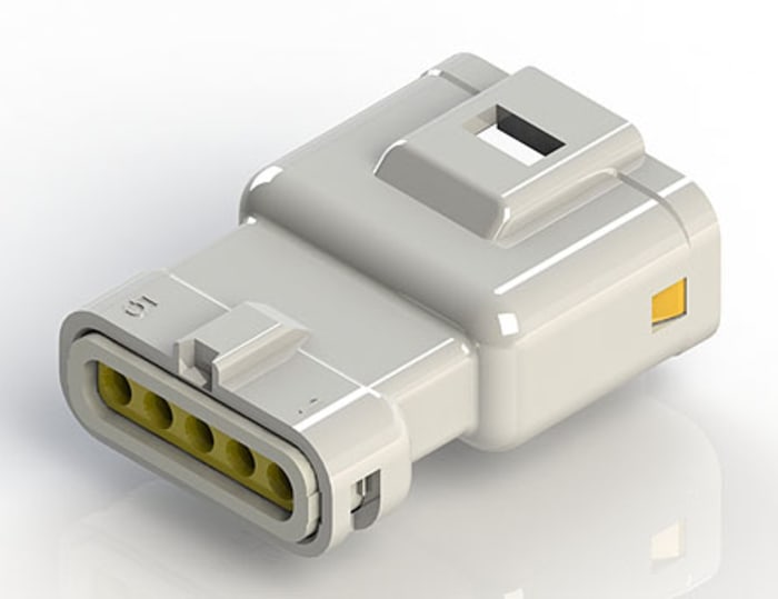 EDAC Wire to Wire Connector Cable Mount Plug, 5P, Crimp Termination, 3A, 250 V