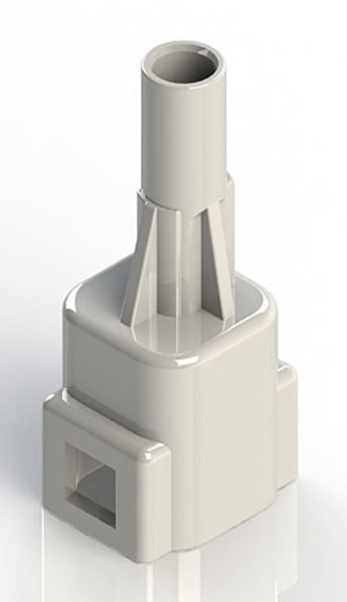 EDAC Wire to Wire Connector Cable Mount Plug, 1P, Crimp Termination, 10A, 300 V