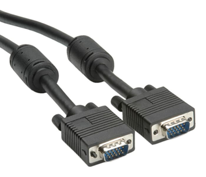 Roline Male VGA to Male VGA Cable, 20m Black