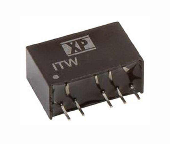 XP Power ITW DC-DC Converter, 5V dc/ 200mA Output, 18 → 36 V dc Input, 1W, Through Hole, +105°C Max Temp -40°C