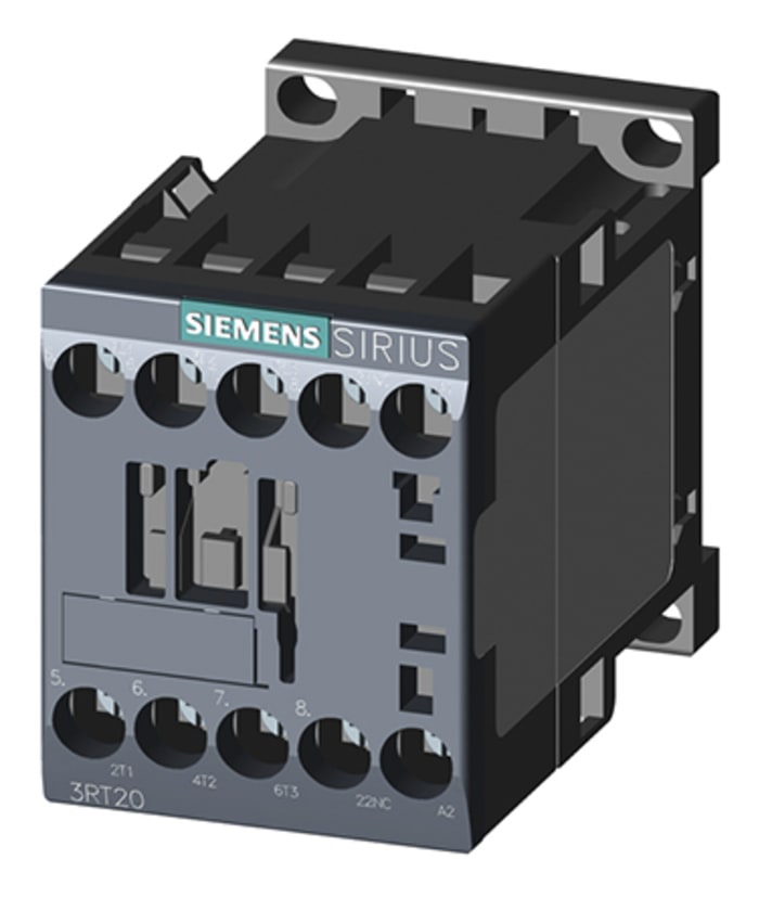 3RT2016-1AH02 Siemens | Siemens 3RT2 Contactor, 48 V ac Coil, 3-Pole, 9 ...
