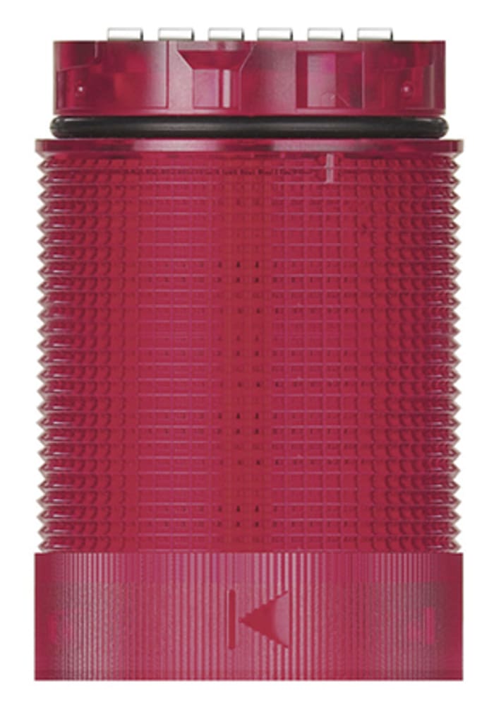 Werma KombiSIGN 40 Series Red Blinking, Steady Effect Beacon Tower, 24 V ac/dc, LED Bulb, AC, DC, IP66