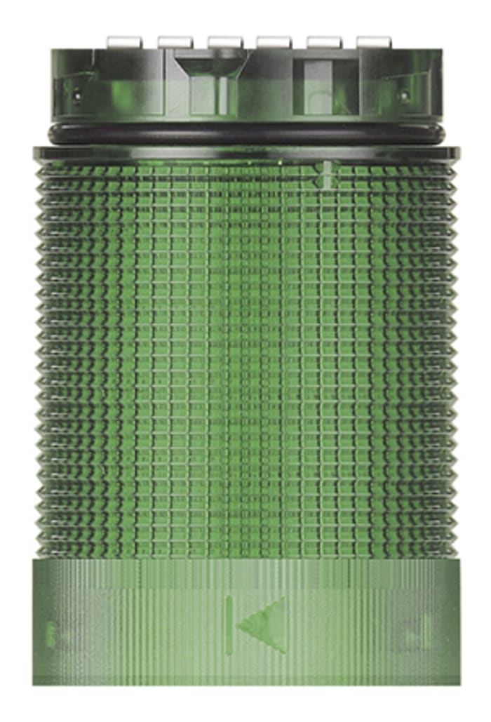Werma KombiSIGN 40 Series Green Multiple Effect Beacon Tower, 24 V ac/dc, LED Bulb, AC, DC, IP66, IP69K