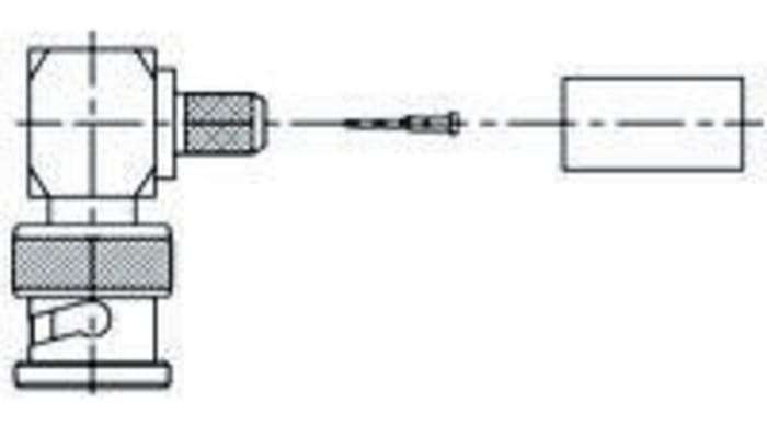 TE Connectivity, Plug Cable Mount, 50Ω, Crimp Termination, Right Angle Body