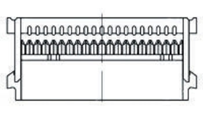 TE Connectivity 16-Way IDC Connector Socket for Cable Mount, 2-Row