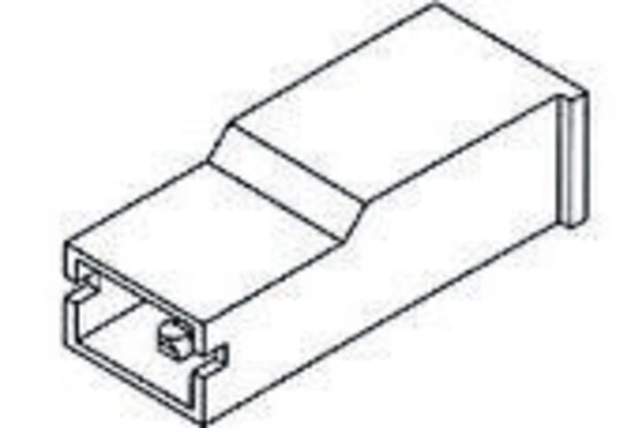 TE Connectivity, 1-154719 Female PCB Housing, 1 Way, 1 Row