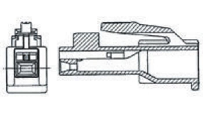 TE Connectivity Power Connector Socket, 12A, 600 V ac