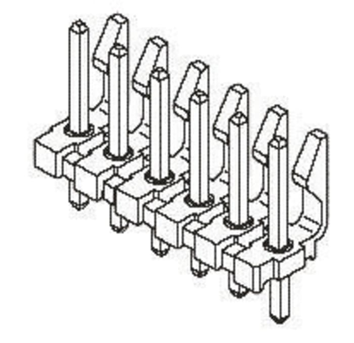 Molex KK 396 Series Straight Through Hole Pin Header, 4 Contact(s), 3.96mm Pitch, 1 Row(s), Unshrouded