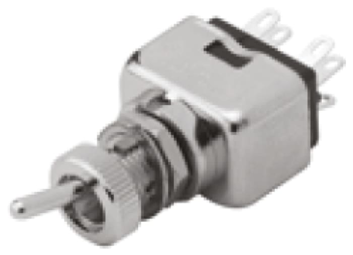 EOZ Rotary Switch, Panel Mount, On-On, SPDT, Solder Terminal, 12 V dc, 220V ac