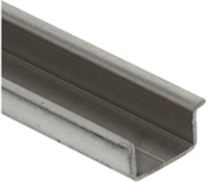 Carril DIN Sin perforar de Acero Legrand, dim. 2m x 35mm x 15mm, rail asimétrico tipo G