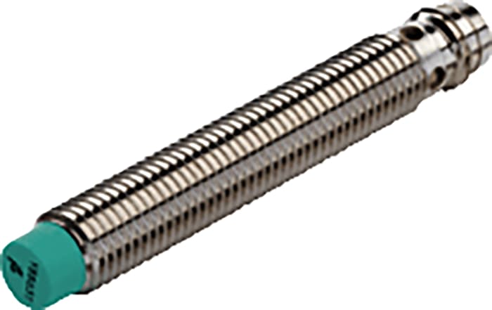 Pepperl + Fuchs Inductive Threaded Barrel Proximity Sensor, M8, 6 mm Detection, PNP NO, 5 → 30 V dc