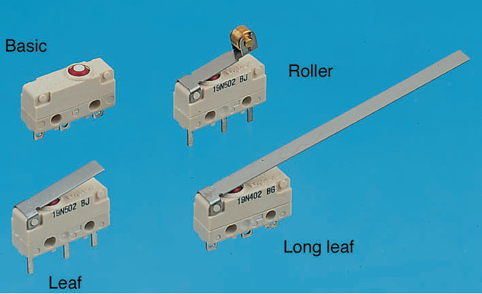 Solder terminal long leaf microswitch V4