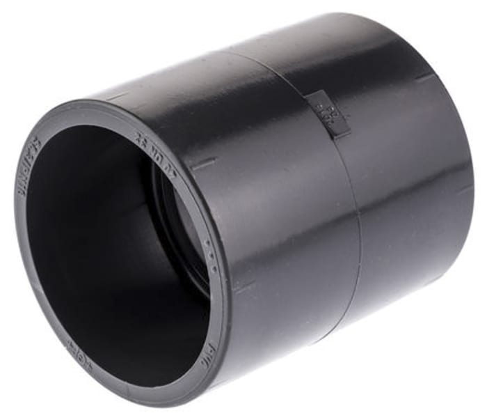 Georg Fischer Plastic Pipe Fitting, Straight Equal Socket, 25mm