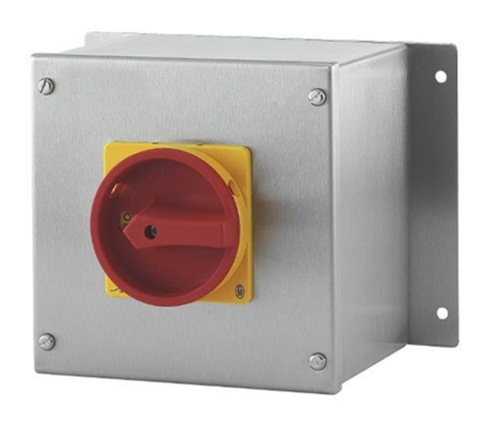 Eaton 3P Pole Isolator Switch - 100A Maximum Current, 50kW Power Rating, IP65