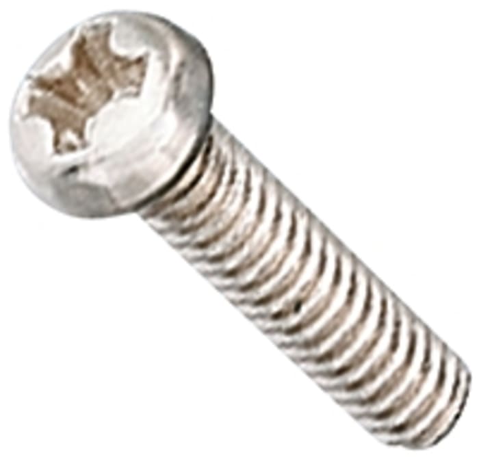 Yahata Neji Cross Pan A2 304 Stainless Steel Machine Screws, M2x12mm