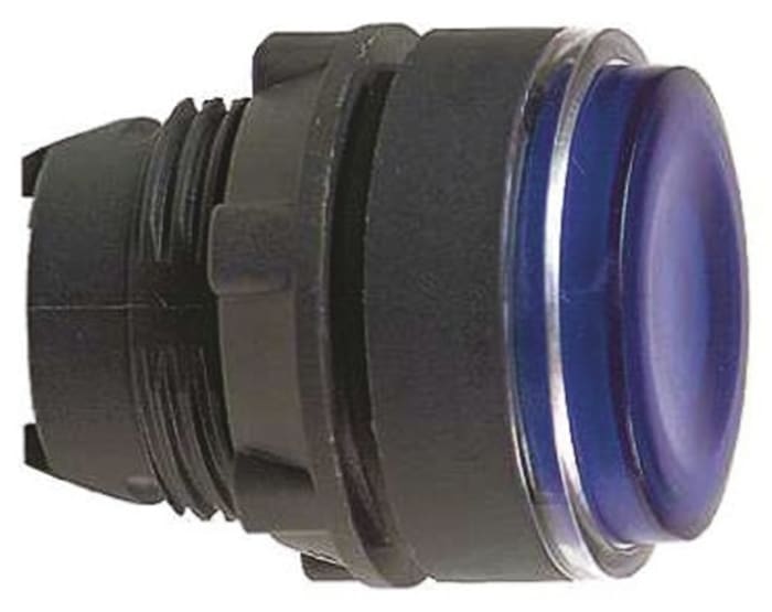 Schneider Electric Harmony XB5 Series Blue Illuminated Momentary Push Button Head, 22mm Cutout, IP66, IP67, IP69K