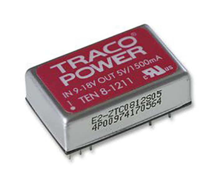Convertidor dc-dc 8W, Salida ±5V dc, ±800mA, ±5%