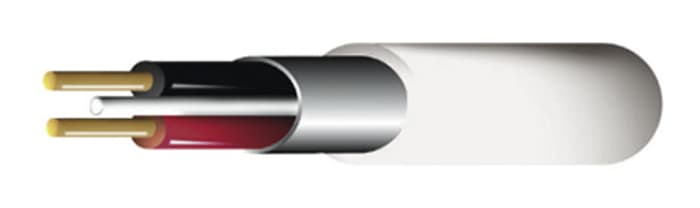 Afumex 3182B LSZH 2 core cable,1.5sq.mm