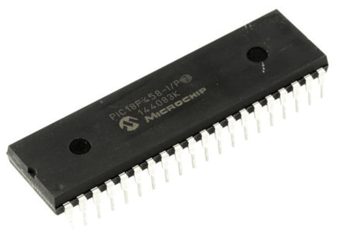 Microchip PIC18F458-I/P, 8bit PIC Microcontroller, PIC18F, 40MHz, 32 kB, 256 B Flash, 40-Pin PDIP