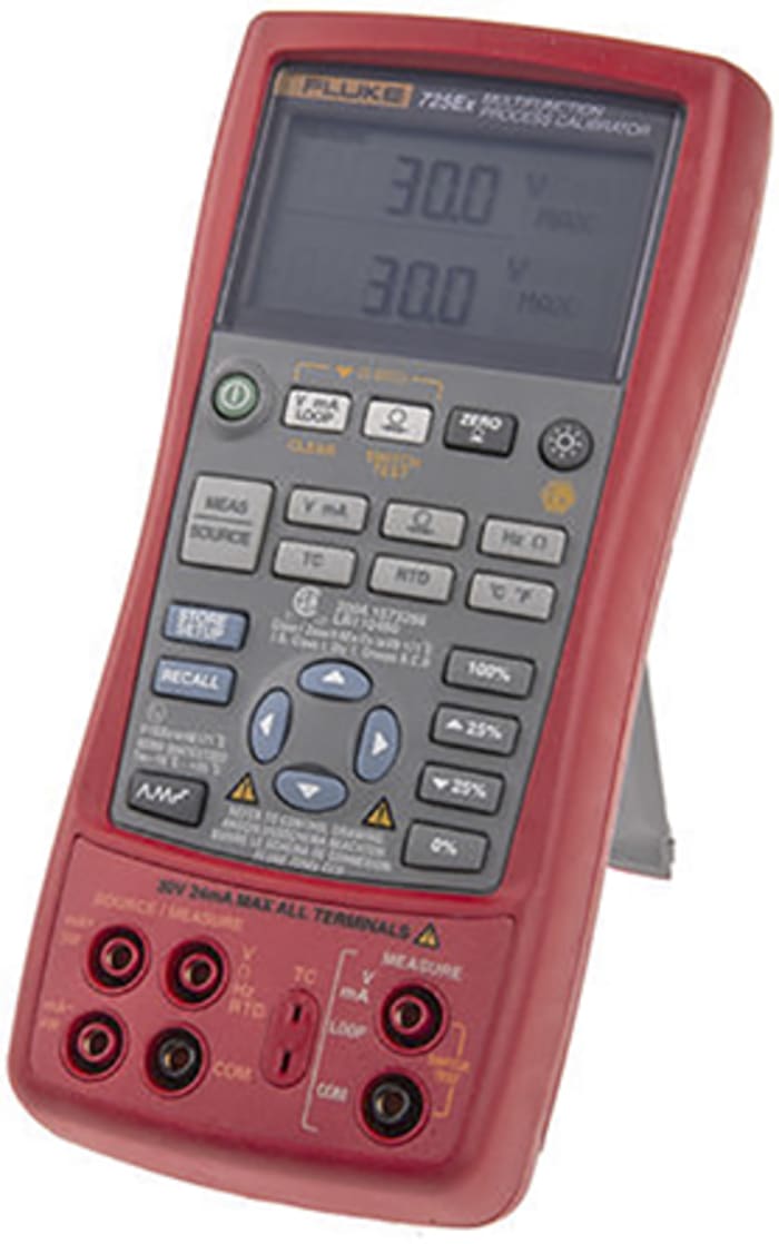 Fluke 725EX Multi Function Calibrator, 24mA, 30V, 200 x 96 x 47mm - UKAS Calibration