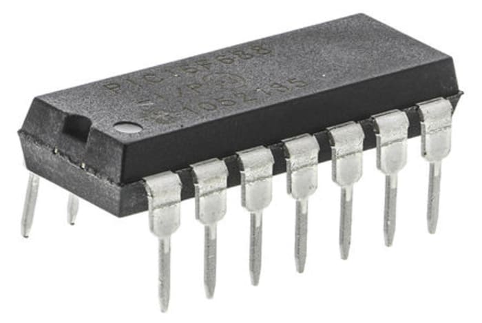 Microchip, 8bit PIC, PIC16F Microcontroller, 20MHz, 256 B, 4096 x 14 words Flash, 14-Pin PDIP