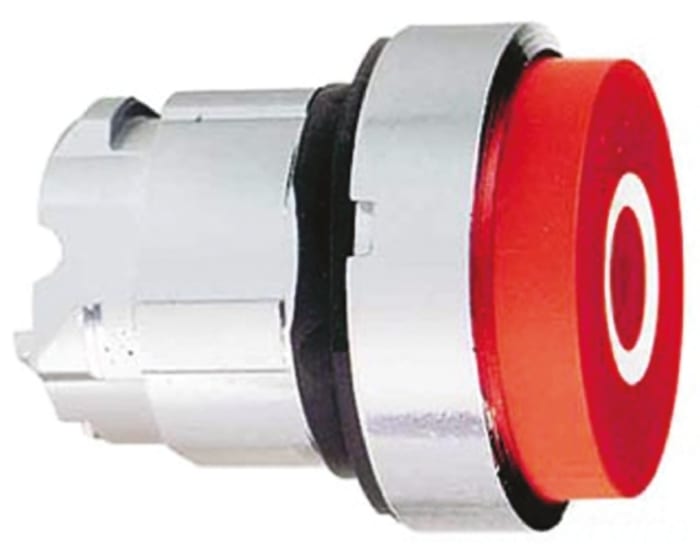 Tête de bouton poussoir Schneider Electric, Harmony XB4 Rouge, Ø découpe 22mm, Retour par ressort