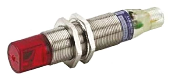 Telemecanique Sensors Retroreflective Photoelectric Sensor, Barrel Sensor, 800 mm Detection Range