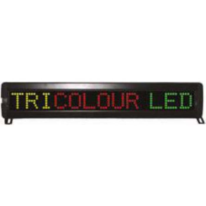 EC1003 Messagemaker Displays 14 Digit Dot Matrix LED Display, 7 x 80 Dot Matrix Green/Red/Yellow 50mm