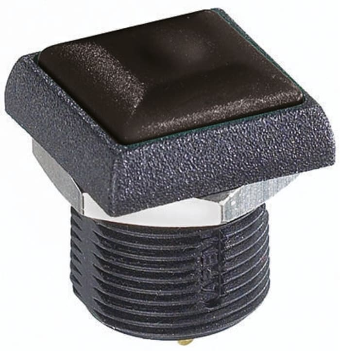 APEM Push Button Switch, Momentary, Panel Mount, 14.8mm Cutout, SPST, 250V ac, IP67