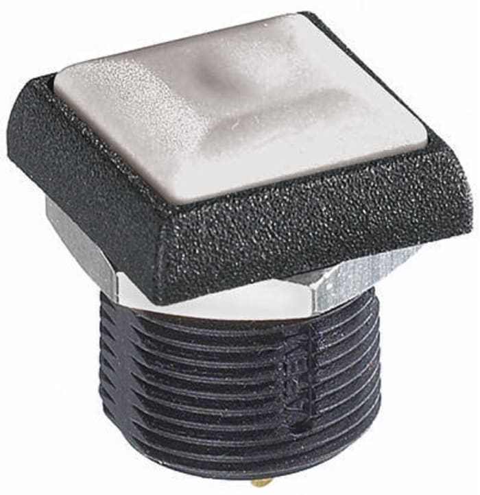 APEM Push Button Switch, Momentary, Panel Mount, 14.8mm Cutout, SPST, 250V ac, IP67