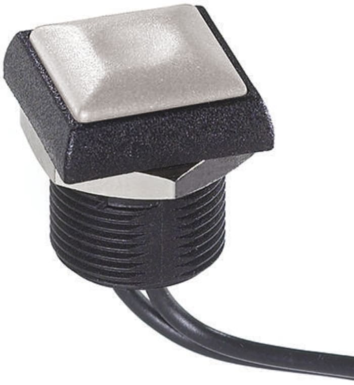 APEM Push Button Switch, Momentary, Panel Mount, 14.8mm Cutout, SPST, 250V ac, IP67