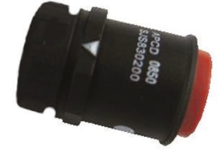 SJS830210 - Amphenol Pcd - Circular Shell, Luminus Series, Solid Shell  Straight Plug