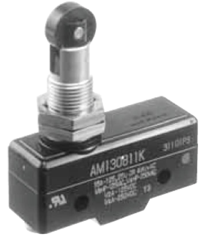 Panasonic Plunger Microswitch, Screw Terminal, 10 A @ 250 V ac, SPDT