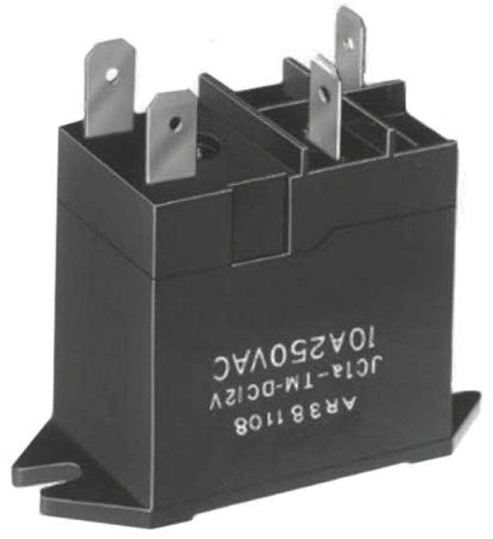 Panasonic PCB Mount Non-Latching Relay, 12V dc Coil, 10A Switching Current, DPST