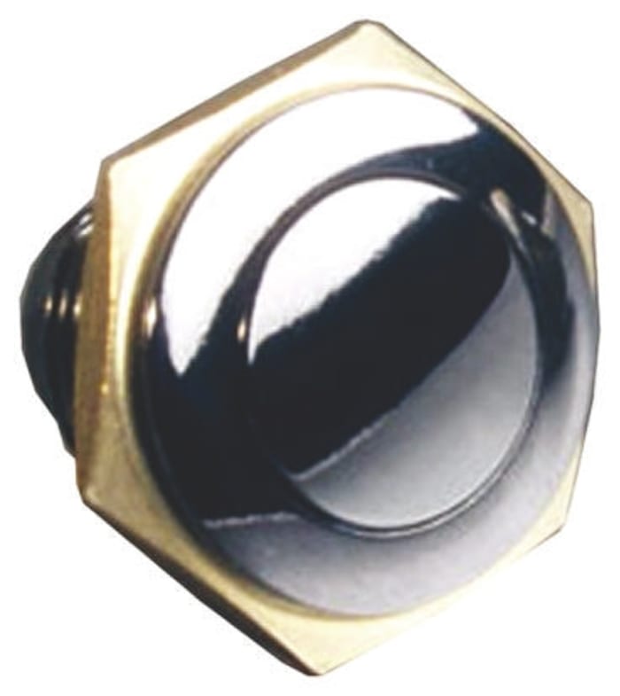 ITW Switches 57M Series Push Button Switch, Momentary, Panel Mount, 16.1mm Cutout, SPST, Clear LED, 48V dc, IP67