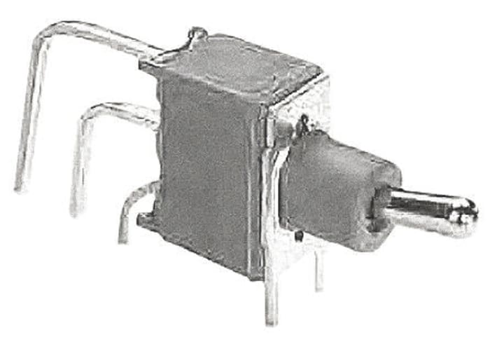 TE Connectivity Toggle Switch, PCB Mount, On-Off-(On), SPDT, Through Hole Terminal