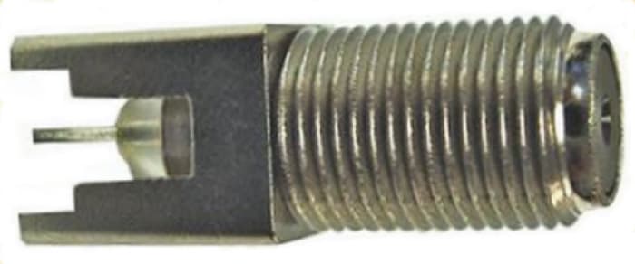 TE Connectivity, Jack Through Hole F Connector, Solder Termination, Straight Body