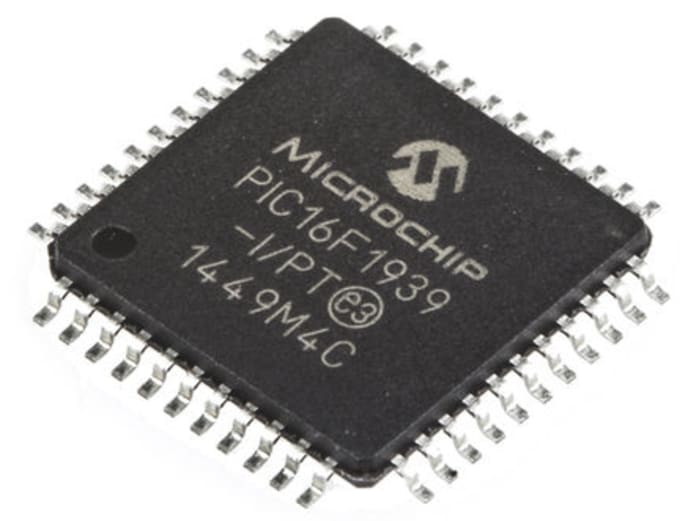 Microchip, 8bit PIC, PIC16F Microcontroller, 32MHz, 28 kB Flash, 44-Pin TQFP