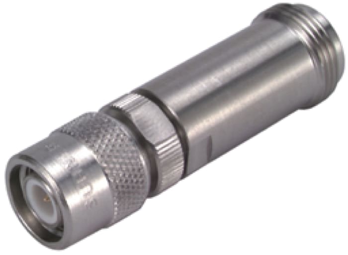 Connecteur RF Huber+Suhner TNC Fiche vers N Femelle, Droit, 50Ω 16GHz