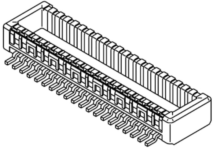 53885-0508 Molex | Molex SlimStack Series Straight Surface PCB Header ...