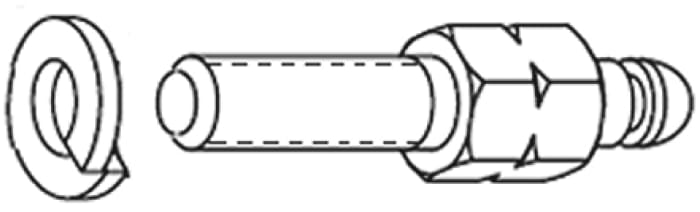 Provertha, Inducom Series Conversion Set For Use With Rail D-Sub Backshells