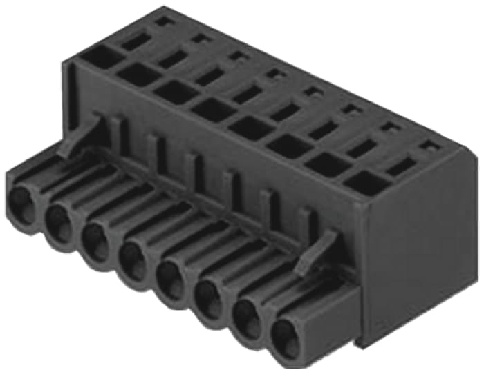 Weidmuller BL Series PCB Terminal Block, 2-Contact, 5.08mm Pitch, Cable Mount, Screw Termination