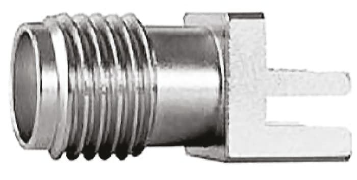 Telegartner, Jack Edge Mount SMA Connector, 50Ω, Solder Termination, Straight Body