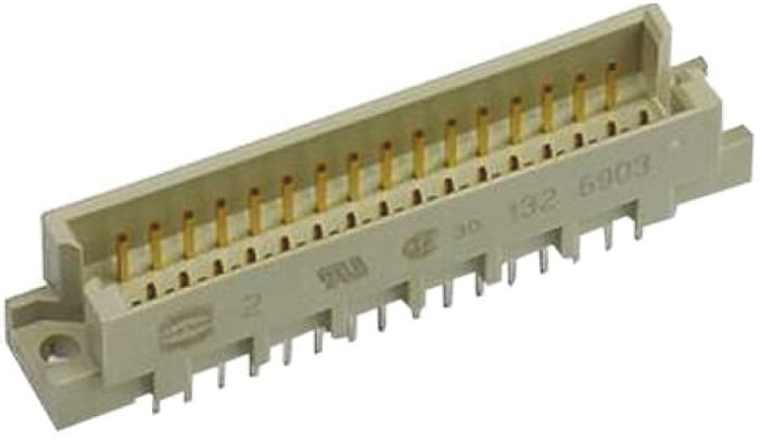 HARTING 09 28 48 Way 2.54 mm Pitch, Type C/2, Type Solder Class Class C2, 3 Row Male, Straight DIN 41612 Connector