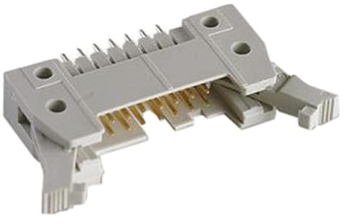 HARTING SEK 18 Series Straight Through Hole PCB Header, 14 Contact(s), 2.54 mm Pitch, 2 Row, Shrouded